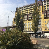 Photo taken at Зупинка «Вулиця Верхній Вал» by Volodymyr S. on 10/21/2018