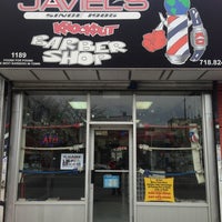 Photo taken at Javiel&#39;s Knockout Barbershop by Sage D. on 1/15/2013
