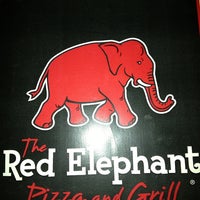 Photo taken at Red Elephant Pizza and Grille by Stacy S. on 1/4/2013