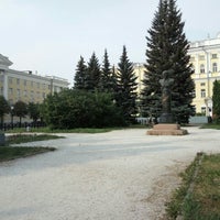 Photo taken at Памятник Лобачевскому by Evgeny S. on 7/24/2016