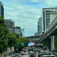 Photo taken at Pathum Wan Intersection by Danne D. on 7/19/2023