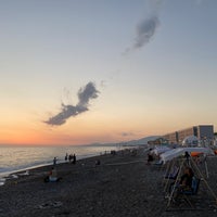 Photo taken at Пляж «Огонек» by Igor M. on 6/18/2021
