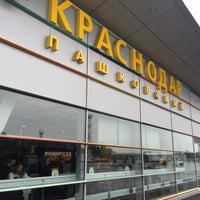 Photo taken at Pashkovsky International Airport (KRR) by Igor M. on 9/29/2016