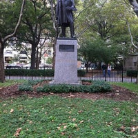 Photo taken at John Ericsson Statue by Justin M. on 9/29/2012
