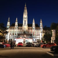 Photo taken at Rathausplatz by Kirina I. on 5/8/2013