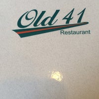 Photo taken at Old 41 Restaurant by Zak A. on 1/17/2014
