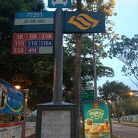 Photo taken at Bus Stop 77209 (Opp Blk 601) by Don M. on 4/7/2013