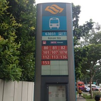 Photo taken at Bus Stop 63031 (Kovan Stn Exit B) by Don M. on 1/24/2013