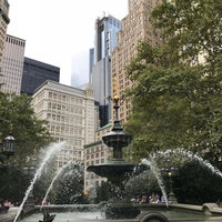 Photo taken at City Hall Park by Michael S. on 9/20/2017