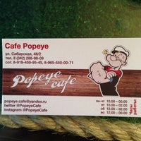Photo taken at Cafe Popeye by Vladimir K. on 11/8/2013