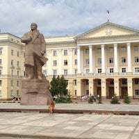Photo taken at Памятник Ленину by Vadim B. on 6/10/2013