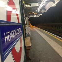 Photo taken at Hendon Central London Underground Station by Gabija M. on 7/10/2013