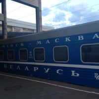 5/12/2013 tarihinde Эльвира Ж.ziyaretçi tarafından Чыгуначны вакзал / Minsk Railway Station'de çekilen fotoğraf
