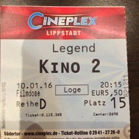 Photo taken at CINEPLEX Lippstadt by Andreas K. on 1/10/2016