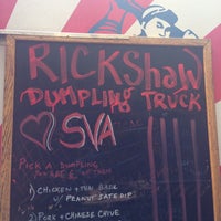 Photo taken at Rickshaw Dumpling Truck by Cooper S. on 5/4/2013