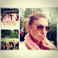 Photo taken at Стадион &amp;quot;Вымпел&amp;quot; by Anastasia T. on 6/21/2014