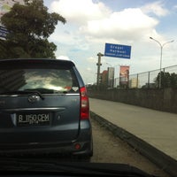 Photo taken at Jalan Tol Jakarta - Tangerang by Nicolaas E. on 12/14/2014