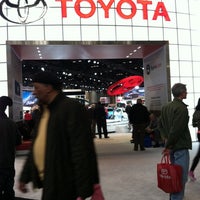 Photo taken at TOYOTA @ Chicago Auto Show by Grape A. on 2/14/2014