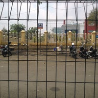 Photo taken at Perlintasan Rel Kereta Senen by Dicky B. on 12/1/2012