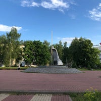 Photo taken at Площадь им. Высоцкого by Zhanna P. on 6/12/2021