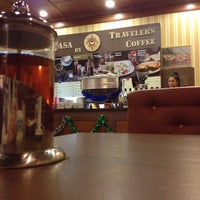 Photo taken at Traveler&amp;#39;s Coffee (ТРЦ Июнь) by Vadim O. on 1/13/2015