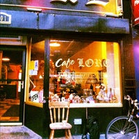 Photo taken at Cafe Lore by Jorge Ayauhtli O. on 12/11/2012