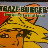 Photo taken at Kraze Burgers by Ki Won J. on 10/6/2012