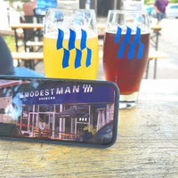 Photo taken at Modestman Brewing by Philip F. on 6/24/2022