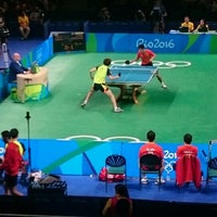 Photo taken at Table Tennis - Semi-Final - Rio 2016 - Olimpic Games by Guilherme M. on 8/15/2016