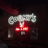 Photo taken at Corky&amp;#39;s BBQ by Albi A. on 2/3/2013