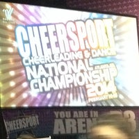 Photo taken at CHEERSPORT Nationals by Walter B H. on 2/15/2014