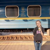 Photo taken at Поезд #13 Киев - Ужгород by Marina on 4/14/2016