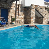 Photo taken at Aloni Hotel Paros by Aylin Ç. on 9/22/2015