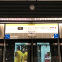 Photo taken at Haw Par Villa MRT Station (CC25) by t y. on 1/13/2020