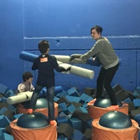 Photo taken at Sky Zone by Roberto C. on 12/27/2017