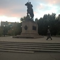 Photo taken at Памятник «Оренбургскому Казачеству» by Юрий С. on 10/13/2015