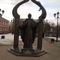 Photo taken at Monument to Sergius of Radonezh by Юрий С. on 3/17/2016