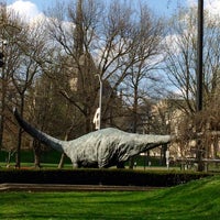 Photo taken at Dippy the Dinosaur (Diplodocus carnegii) by Mike S. on 4/17/2015
