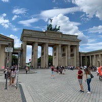 Photo taken at Brandenburg Gate by Simon C. on 7/24/2020