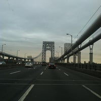 Photo taken at Washington Bridge by Jon P. on 4/23/2013