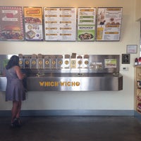 Photo taken at Which Wich? Superior Sandwiches by Laura on 7/20/2014