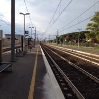 Photo taken at Stazione Maccarese - Fregene by Giulia N. on 5/17/2014