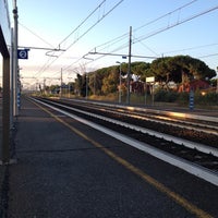 Photo taken at Stazione Maccarese - Fregene by Giulia N. on 8/28/2014