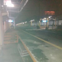 Photo taken at Halte Bikun Stasiun UI by indra g. on 2/18/2014