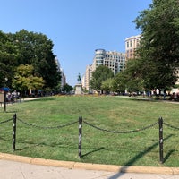 Photo taken at McPherson Square by Kris on 8/10/2021