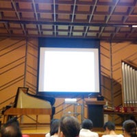 Photo taken at 武蔵野音楽大学 モーツァルトホール by Salt on 9/6/2014