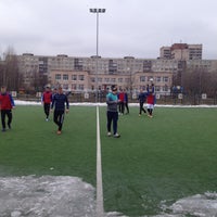 Photo taken at Стадион школы № 341 by Сергуня А. on 4/14/2013