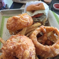 Photo taken at BurgerFi by Mark S. on 3/2/2015