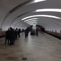 Photo taken at Метро «Уралмаш» by Andrey B. on 1/21/2017