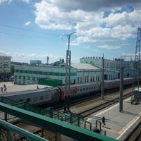 Photo taken at платформа, путь 5/6 by Alexander T. on 7/2/2016
